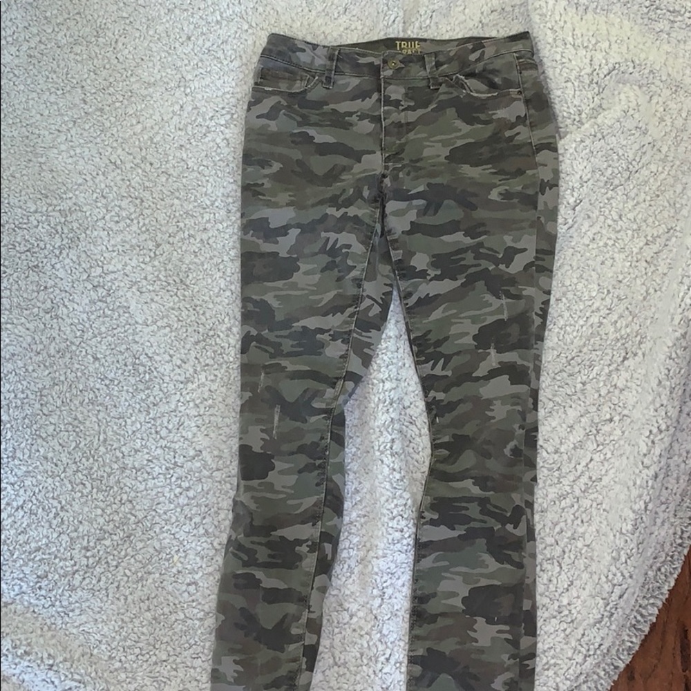 Camo jeans